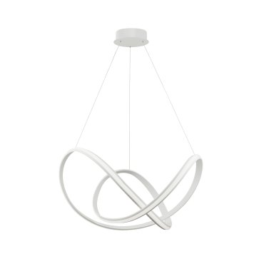 Nova Luce Apus - hanglamp - Ø 70 x 120 cm - 50W dimbare LED incl. - zandwit