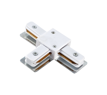 Elmark rail accessoires - T connector - 1 fase railsysteem - wit