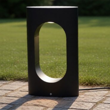 Nova Luce Portal - tuinpaal - 17,8 x 30 x 6,9 cm - 14W LED incl. - IP54 - donker antraciet