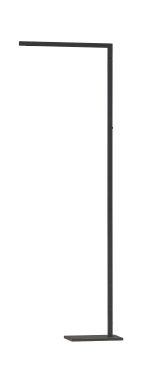 ETH Sem - vloerlamp - 45 x 18 x 140 cm - 10W dimbare LED incl. - zwart