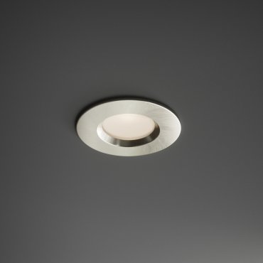 Nordlux Smart Dorado - inbouwspot - slimme verlichting - Ø 85 mm, Ø 72 mm inbouwmaat - 4,7W LED incl. - IP65 - geborsteld nikkel