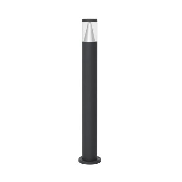 Nova Luce Rock - tuinpaal - Ø 9 x 83 cm - 10W LED incl. - IP65 - zandzwart