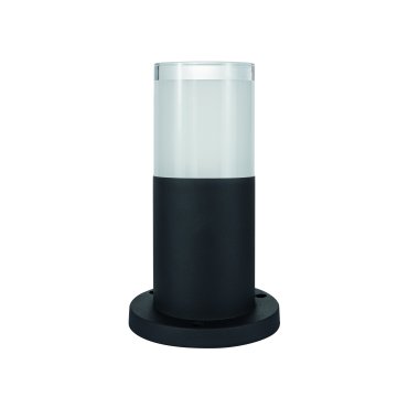 Nova Luce Noten - tuinpaal - Ø 9 x 20 cm - 10W LED incl. - IP65 - zandzwart