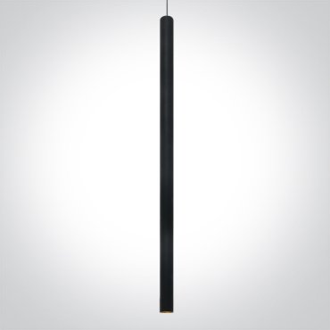 ONE Light Pendant Tubes - hanglamp - Ø 2,6 x 120 cm - 6W LED incl. - zwart