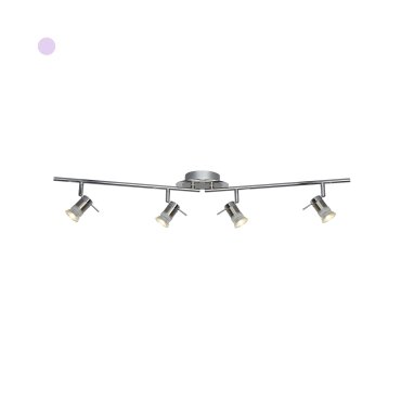 Searchlight Aries – plafondverlichting - 90 x 12 x 16 cm - IP44 - chroom