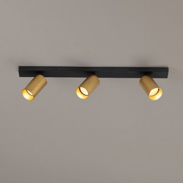 Nova Luce Zelos - opbouwspot 3L - 60 x 13,7 x 6 cm - goud