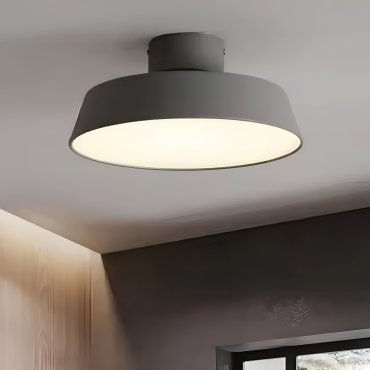 Design for the People Kaito 2 Dim - plafondverlichting - Ø 30 x 12,8 cm - 10,5W dimbare LED incl. - grijs
