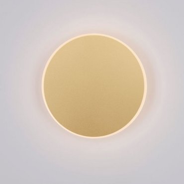Nova Luce Nevo - wandlamp - Ø  20 x 3,9 cm - 12W LED incl. - mat goud