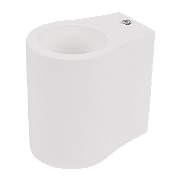 Elmark - gipsen opbouw wandverlichting - 7 x 10 x 10 cm - wit