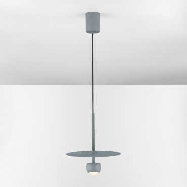 Nova Luce Edem - hanglamp - Ø 30 x 217 cm - 8W LED incl. - blauwgrijs