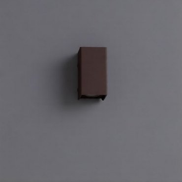 Nova Luce Elio - buiten wandverlichting - 7 x 13 x 6,2 cm -  6W LED incl. - IP65 - corten