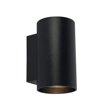 Zuma Line Sandy WL Round Next - wandverlichting - Ø 8 x 9,7 x 14 cm - zwart