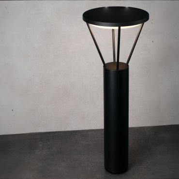 Nova Luce Virtus - tuinpaal - Ø 12 x 55 cm - IP65 - donker antraciet
