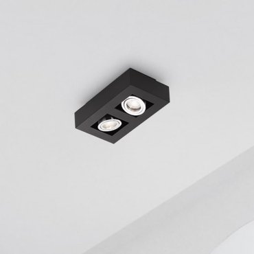 Nova Luce Robin - opbouwspot - 25 x 14,5 x 8,6 cm - zwart