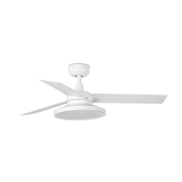 Faro Rudder Tak 3 S - plafondventilator met licht - Ø 106 - mat wit - 2700K