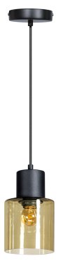 ETH Sledge Glass - hanglamp - Ø 12 x 218 cm - groen