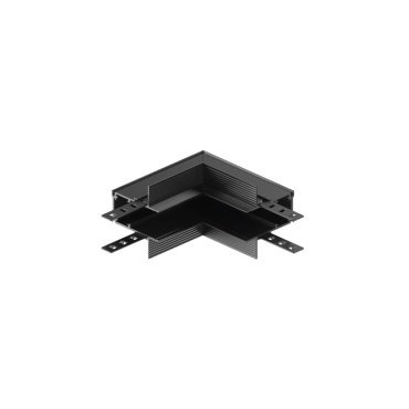 VK Lighting Eiva - magnetisch railsysteem - vertikaal inbouwhoekprofiel voor 12 mm gipsplaat - 10 x 10 x 2,63 cm - DALI dimbaar - zwart