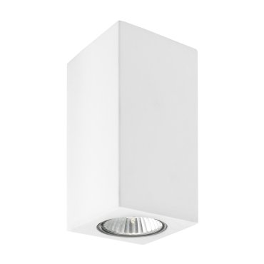 Nova Luce Nevio - plafondverlichting - 7 x 7 x 17 cm - wit gips