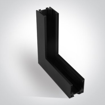 ONE Light magnetisch railsysteem MINI - verticaal opbouwhoekprofiel - 11 x 2,7 x 3 cm - zwart