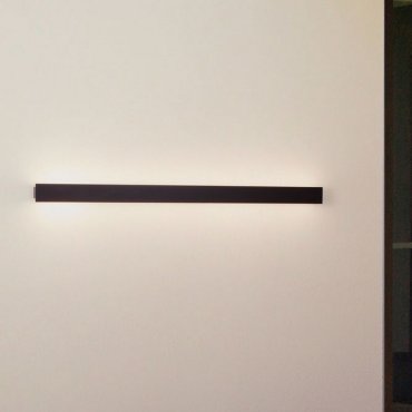 Nova Luce Path - buiten wandverlichting - 4,7 x 100 x 6 cm - 19W LED incl. - IP65 - zandzwart