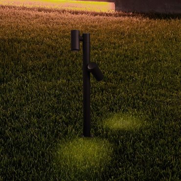 Nova Luce Pec - tuinpaal - Ø 16 x 90 cm - 13W LED incl. - IP65 - zandzwart
