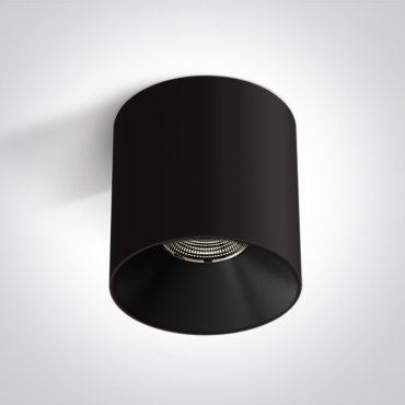 ONE Light Wall &amp; Ceiling LED - opbouwspot 1L - Ø 12 x 12 cm - 25W LED incl. - zwart