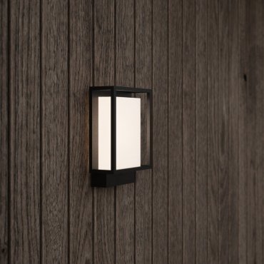 Nordlux Nestor - buiten wandverlichting - 14,7 x 22,1 cm - 8W LED incl. - IP44 - zwart