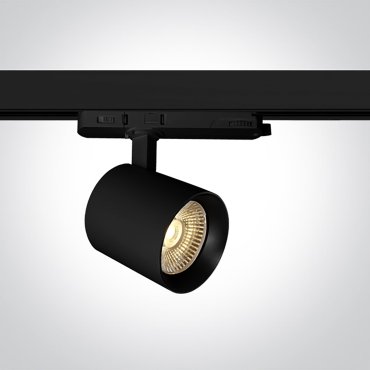 ONE Light COB Shop Range - rail spot - Ø 8 x 8,7 cm - 10W/15W/20W LED incl. - zwart - instelbare lichtkleur