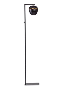 ETH Claire - vloerlamp - 29 x 19 x 150 cm - zwart en messing