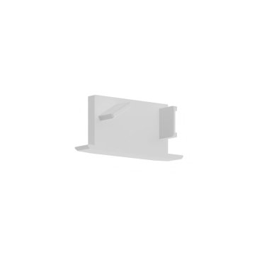 Klus MICRO-30DEG-K - eindkap links - wit