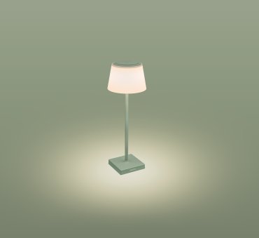 Century Italia Margò - oplaadbare buiten tafellamp - Ø 13 x 38 cm - 4W dimbare LED incl. - IP54 - groen