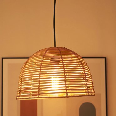 New Garden Bossa 20 - hanglamp - Ø 35 x 22 cm - rotan