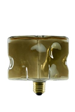 SHOWROOMMODEL - Segula LED lamp - Floating Line Ice Cube -  12,5 x 12,5 cm - E27 - 8W dimbaar - 2200K - gerookt