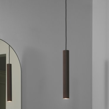 Nordlux Vico - hanglamp - Ø 12,5 x 150 cm - bruin metalic