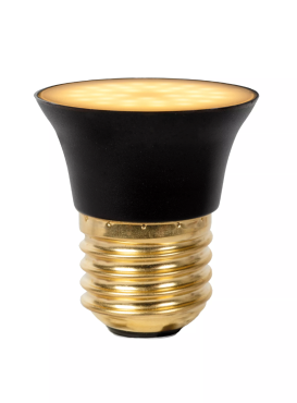 Lucide G45 LED spot - Ø 4,3 x 5 cm - E27 - 3 StepDim - 2700K - zwart