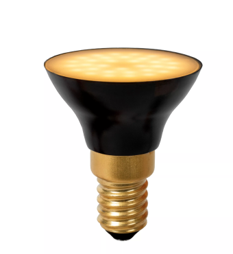 Lucide G45 LED spot - Ø 4,3 x 5 cm - E14 - 3 StepDim - 2700K - zwart