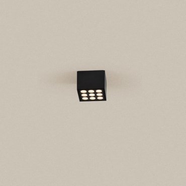 Nova Luce Jax - buiten plafondverlichting - 11 x 8 x 11 cm - 17W LED incl. - IP54 - donker antraciet