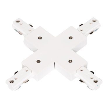 Projectlight - 1-fase railsysteem - X- connector - 18,2 x 18,2 x 1,8 cm - wit
