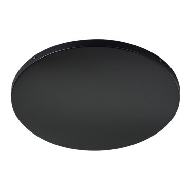 ETH - ronde plafondkap met kruisbeugel - Ø 50 x 3 cm - mat zwart