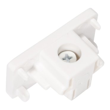 Projectlight - 1-fase railsysteem - eindkap - wit