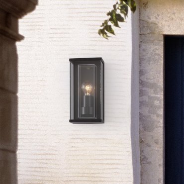 Nova Luce Regina - buiten wandverlichting - 15,2 x 29,5 x 12,2 cm - IP65 - donker antraciet