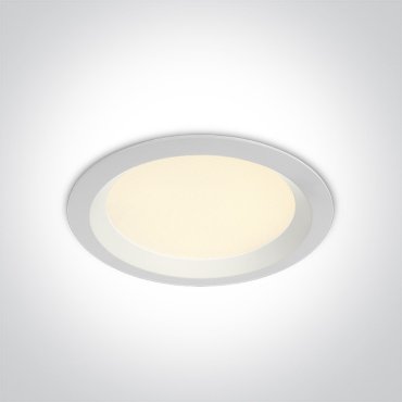 ONE Light UGR19 CCT V Range - inbouw plafondverlichting - Ø 190 mm, Ø 170 mm inbouwmaat - 20W LED incl. - IP44 - wit