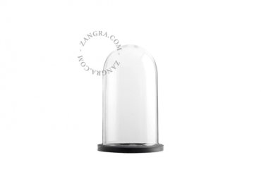 Vervangglas - Zangra Industrial armaturen (A10556-A25507-A25508) - Ø 11 x 18 cm - helder glazen lampenkap