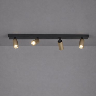 Projectlight Clara - opbouwspot 4L - 64 x 11 x 7 cm - goud