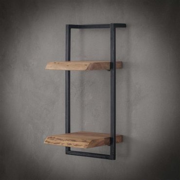 Vico Edge - wandschap - 30 x 25 x 65 cm - acaciahout
