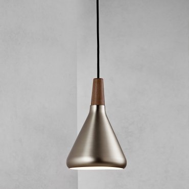 Design for the People Nori 18 - hanglamp - Ø 18 x 35,5 cm - geborsteld staal