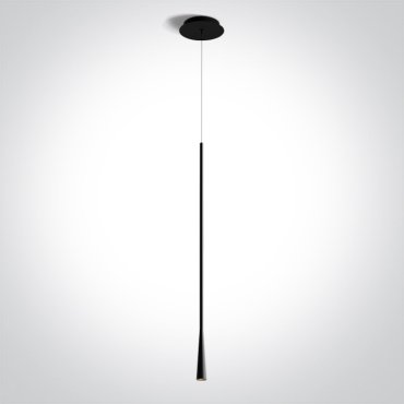 ONE Light Decorative - hanglamp - Ø 3,2 x 220 cm - 5W LED incl. - zwart