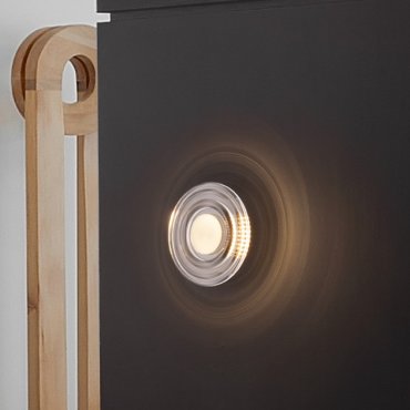 Nova Luce Onrid - wandlamp - Ø 18 x 4,5 cm - 5W LED incl. - goud