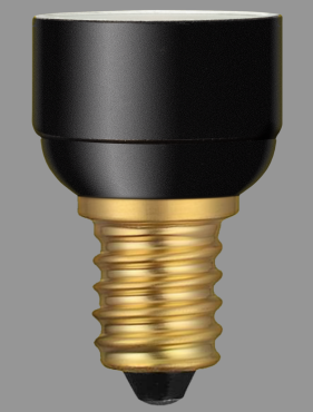 ETH LED Pucc lamp - Ø 3 x 4,5 cm - E14 - 3,5W - 3 stappen dimbaar - 2200K - zwart