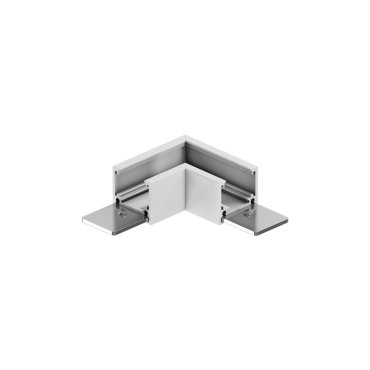 VK Lighting Eiva - magnetisch railsysteem - horizontaal opbouwhoekprofiel - 7,2 x 7,2 x 2,3 cm - DALI dimbaar - wit